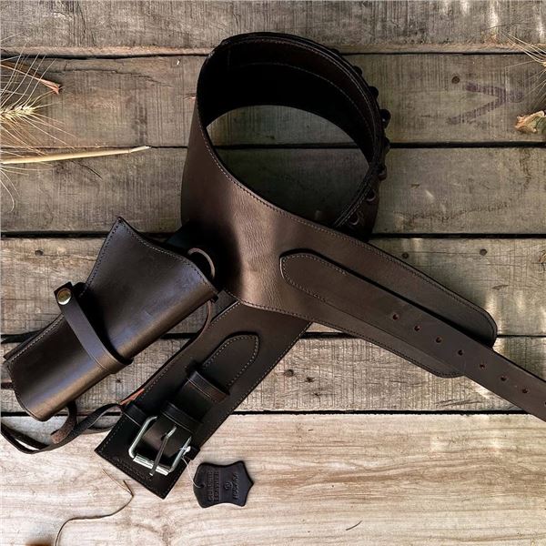 Hulara Full Grain 22 Revolver Holster - Black - New