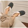 Image 2 : 1 Pair of Ultraideas Women's Cozy Memory Foam Slippers (Fleece-Lined) Rubber Sole - Size XL - New
