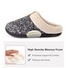 Image 3 : 1 Pair of Ultraideas Women's Cozy Memory Foam Slippers (Fleece-Lined) Rubber Sole - Size XL - New