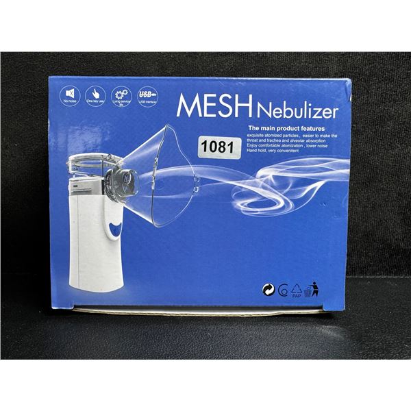 Mesh Nebulizer/Inhaler - Portable Rechargeable - New
