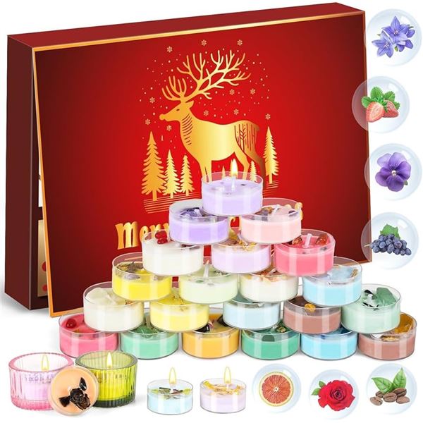 24 Day Scented Candle Advent Calendar - New