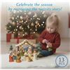 Image 4 : 13PC Nativity Set/Christmas Story Set with LED Light - Tabletop Nativity Figurine Set - New Sealed