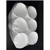 Image 3 : 100-Pack of White Foam Disposable Cups (12oz) Insulates Hot & Cold Beverages - New