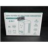 Image 3 : 1 220V to 110V AC Voltage Converter 6-in-1 Travel Adapter Plug w/ USB-C & USB-A Ports - Brand New!
