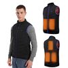 Image 5 : Suconbe Mens Classic Black Heated Vest Size XL with 5 Second Fast Heat - New