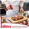 Image 4 : 5 8-Packs of Butane Refill Adapters for Various Gas Devices - New