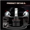 Image 7 : Sealight 2-Pack LED Super-Bright Headlights (H13/9008) 6000K LED Bulbs - New Sealed