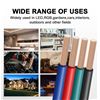 Image 4 : Lot of 2 Viabrico 100Ft Spools of 22awg 4PIN Wire for LED/RGB/Cars/Interior and Outdoor Use - New