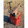 Image 3 : PETER WRIGHT 102 POUND ANVIL ON STAND WITH ALUMINUM CAN CRUSHER