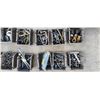 Image 7 : BOLT BINS AND CONTENTS WITH BRACKETS FOR HANGING THE BINS