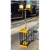 Image 1 : SHOP LIGHTS WITH STORAGE CAGE THAT DOUBLES AS THE STAND - WORKS!