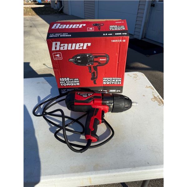 BAUER 1/2-INCH HEAVY DUTY IMPACT WRENCH - NEW, IN BOX