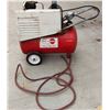 Image 1 : RED AND WHITE AIR COMPRESSOR WITH FRANKLIN ELECTRIC MOTOR