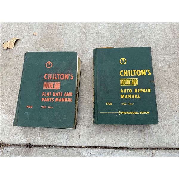 CHILTON'S MOTOR AGE 1968 AUTO REPAIR MANUAL