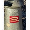 Image 2 : BROOKINS SERVICE STATION EQUIPMENT GALVINIZED METAL CANS