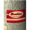 Image 3 : BROOKINS SERVICE STATION EQUIPMENT GALVINIZED METAL CANS