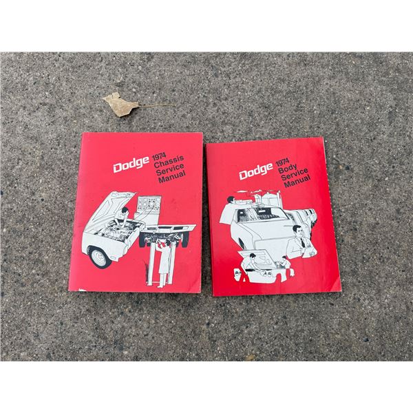 DODGE 1974 CHASSIS AND BODY SERVICE MANUALS