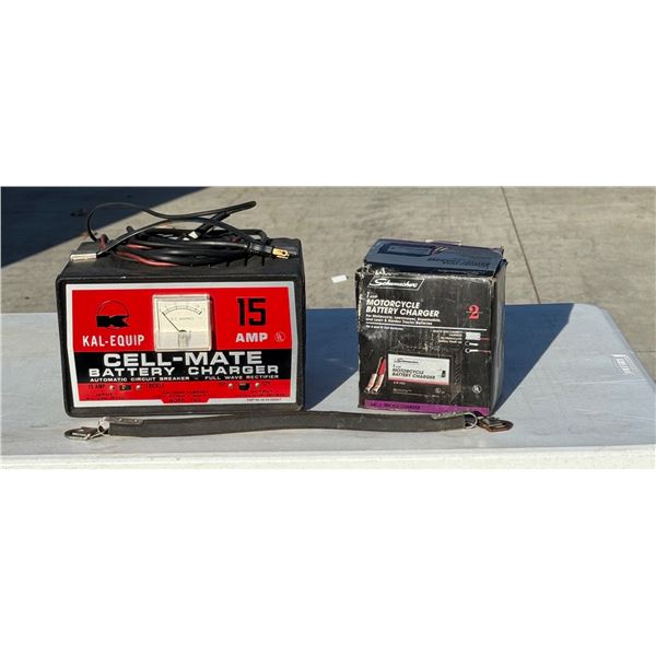 BATTERY CHARGERS, LOT OF 2