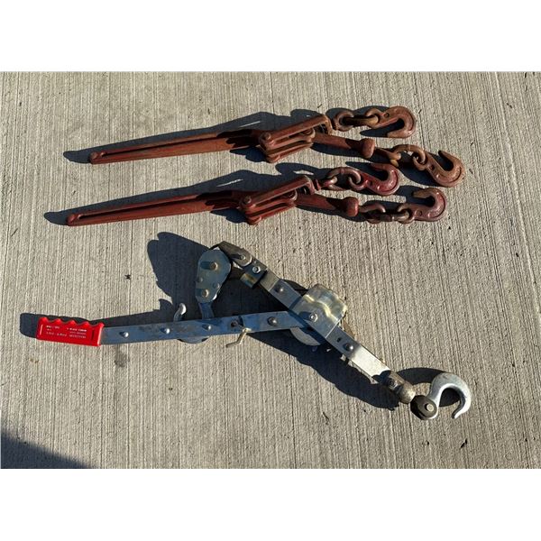 MAASDAM POW'R-PULL AND DIXIE INDUSTRIES CHAIN BINDERS