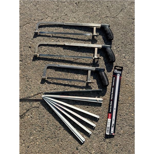 MISCELLANEOUS GREAT NECK #50 METAL HAND SAWS AND BLADES