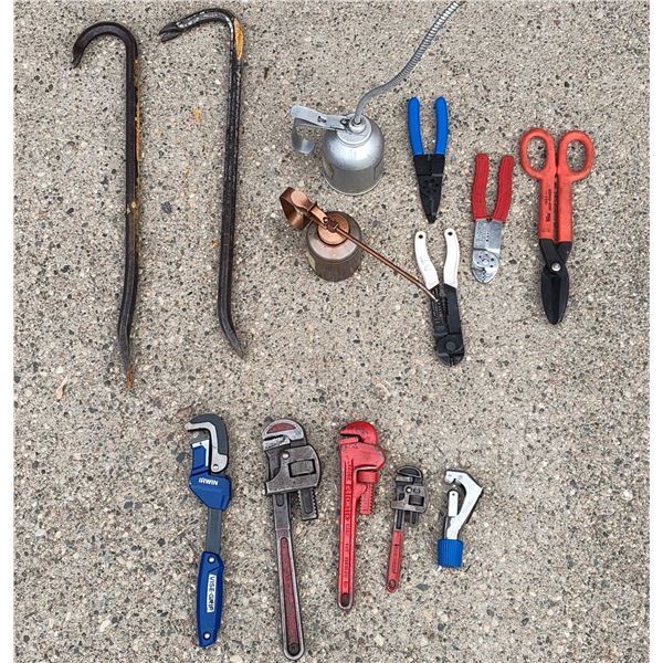 MISCELLANEOUS PRYBARS AND ADJUSTABLE WRENCHES