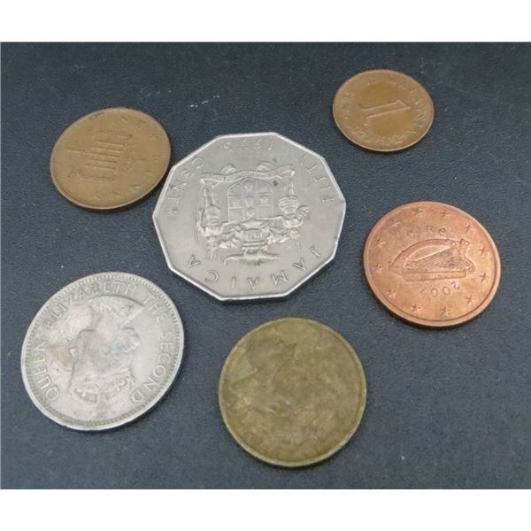 Lot of 6 Various World Coins