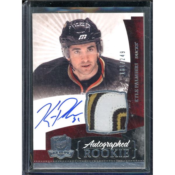 2010-11 The Cup #158 Kyle Palmieri JSY AU RC 181/249 BV $70