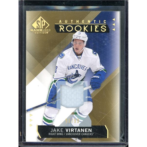 2015-16 SP Game Used Gold Spectrum Materials #168 Jake Virtanen 93/99