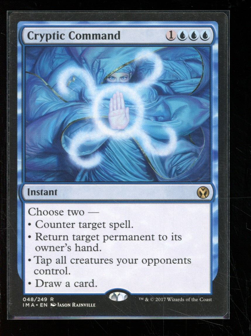 Magic the Gathering Cryptic Command Iconic Masters
