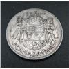 Image 1 : 1946 Canadian Silver 50 Cent Coin