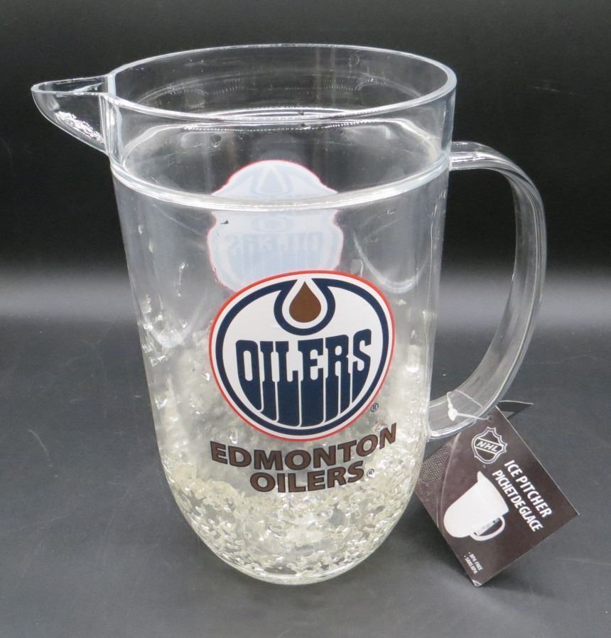 New Edmonton Oilers Ice Pitcher (Keeps Beverages Cold For Hours Without ...