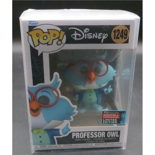 New Funko Pop Disney Professor Owl #1249 with soft Protector BV $25