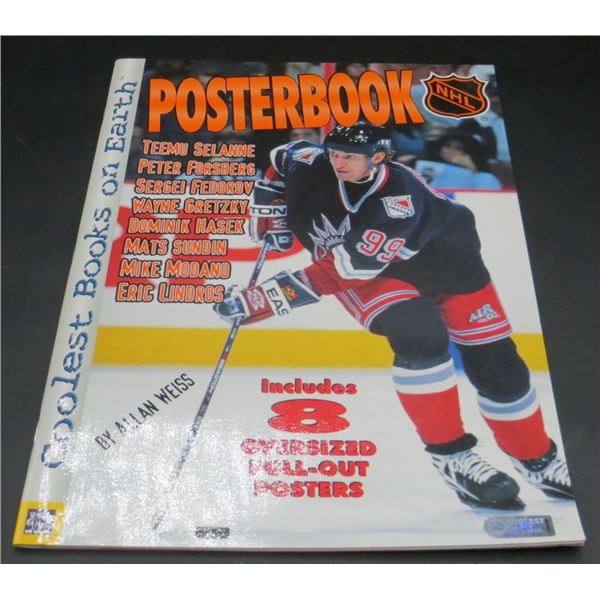 1999 Large NHL Poster Book 14" x 10.5" Wayne Gretzky Cover