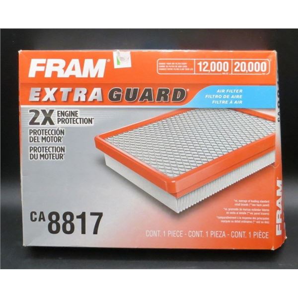 New Fram Extra Guard 2X Engine Protection Air Filter CA8817