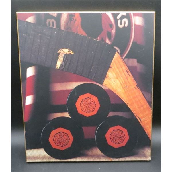 National Hockey League Wooden Plaque 11" x 13"