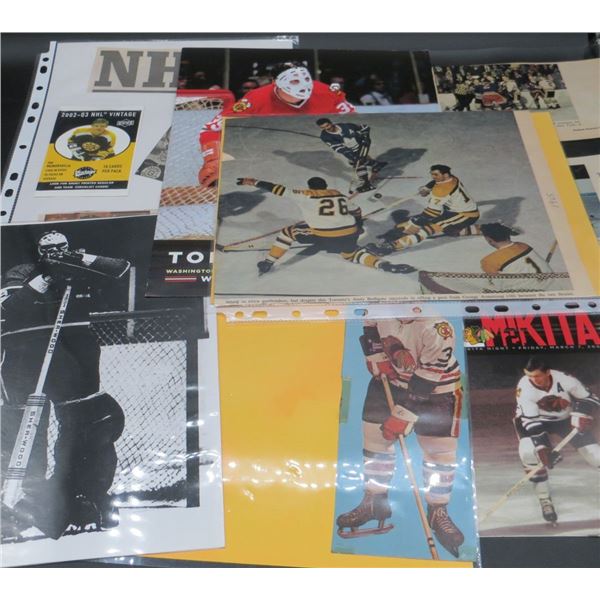 Lot Of NHL Hockey Media paraphernalia Papers