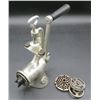 Image 1 : Vintage Spong National 20 England Metal Meat Grinder With Attachments
