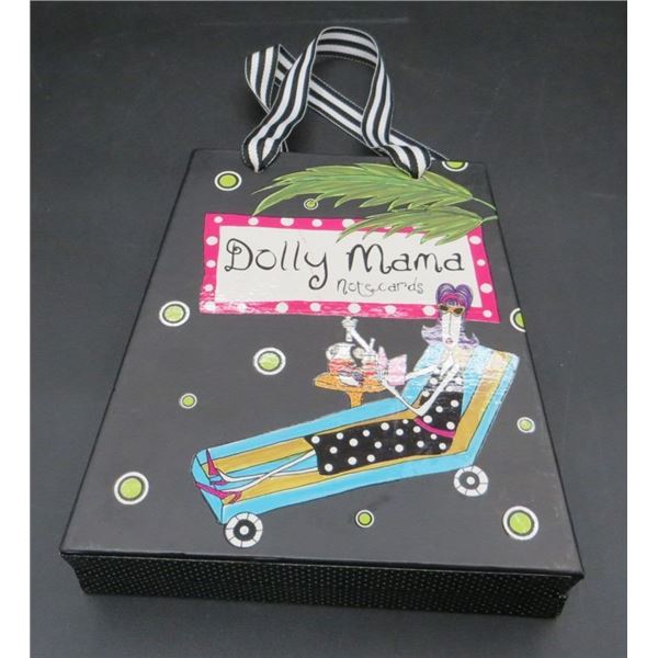 New Set Of 12 Various Funny Dolly Mama Notecards With Designer Box