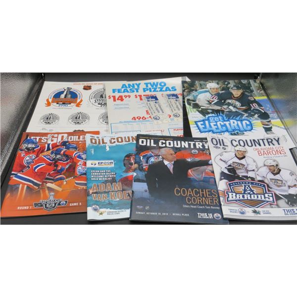 Edmonton Oilers Media Collection & Ticket Stubs
