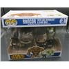 Image 1 : New Funko Pop Star Wars 3 Pack Rancor with Luke Skywalker & Slave Oola BV $70