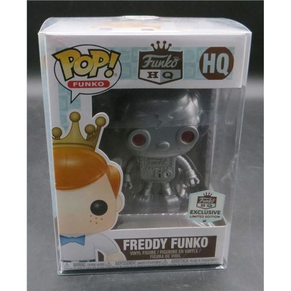 New Funko Pop Freddy Funko HQ Exclusive #HQ with soft protector BV $55