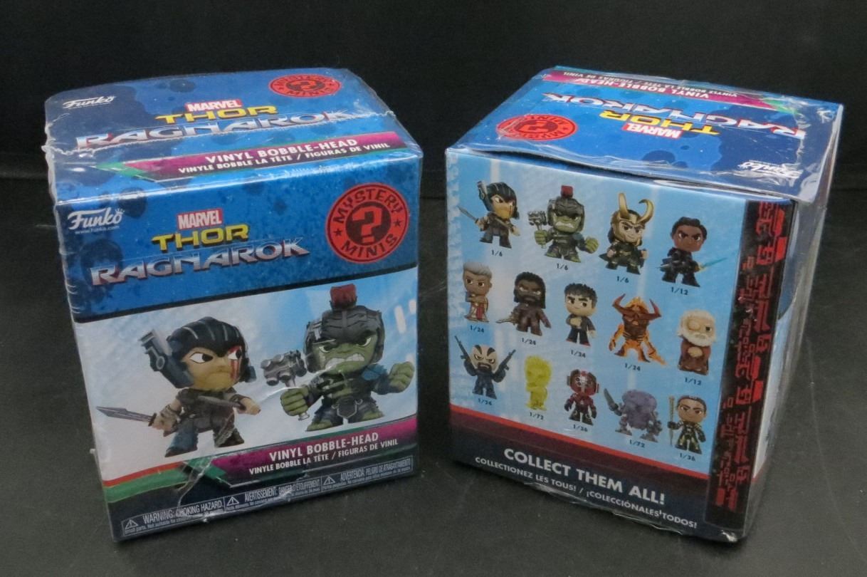 Thor Ragnarok Ice Box 2 New Marvel Thor Ragnarok Mystery Mini Figure Blind Boxes Sealed