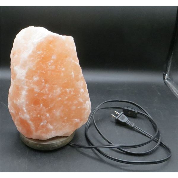 Electric Himalayan Crystal Rock Salt Lamp 9" Tall