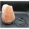 Image 1 : Electric Himalayan Crystal Rock Salt Lamp 9" Tall