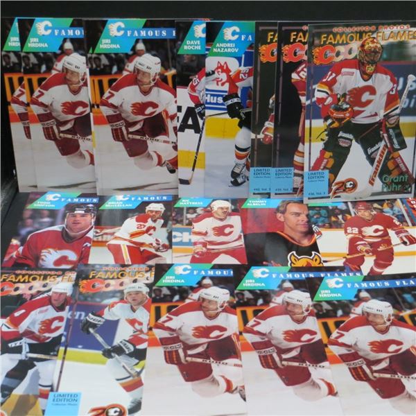 Lot Of Limited Edition Calgary Flames Limited Edition Collector Photos 9.5" x 6"