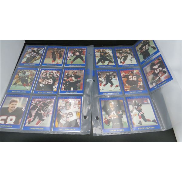 1990 Jogo CFL Ottawa Rough Riders Team Set