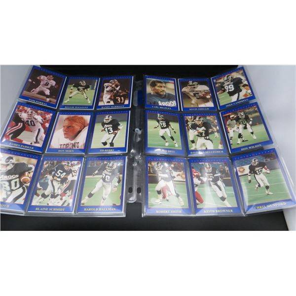 1990 Jogo CFL Toronto Argonauts Team Set