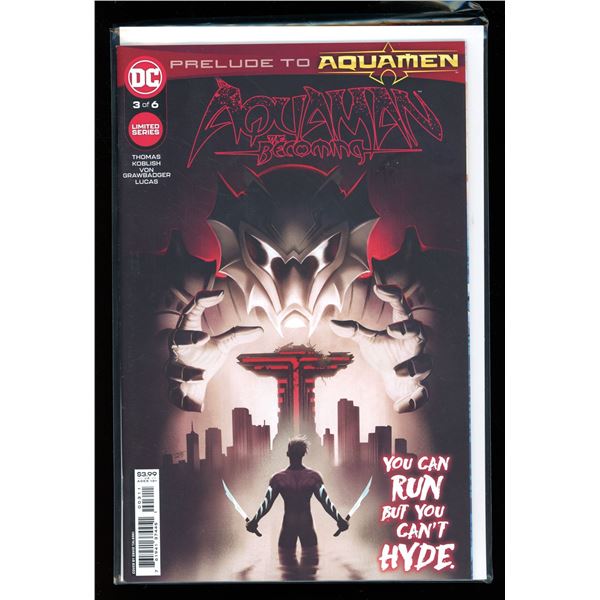 DC Aquaman The Becoming #3 (new never read)
