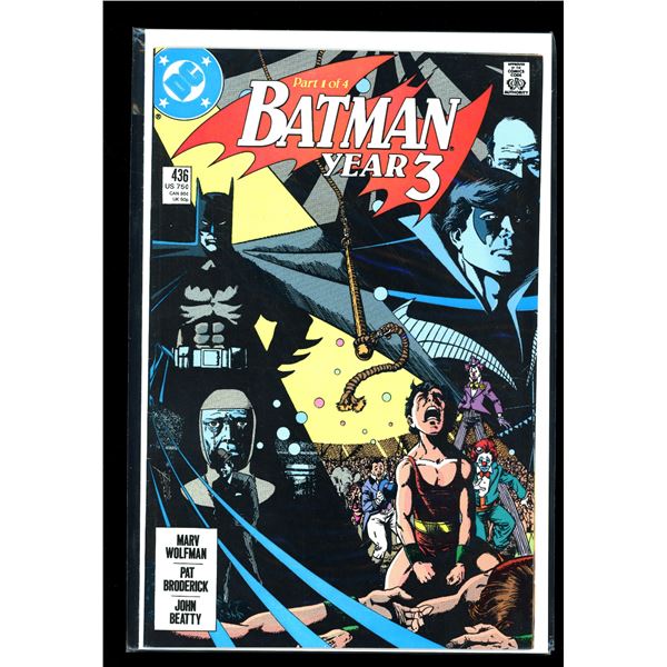 DC Batman Year 3 #436
