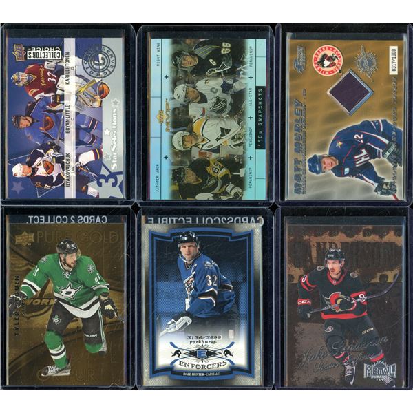 Lot Of 6 Hockey Rookies & Insert Cards Various Teams & Players